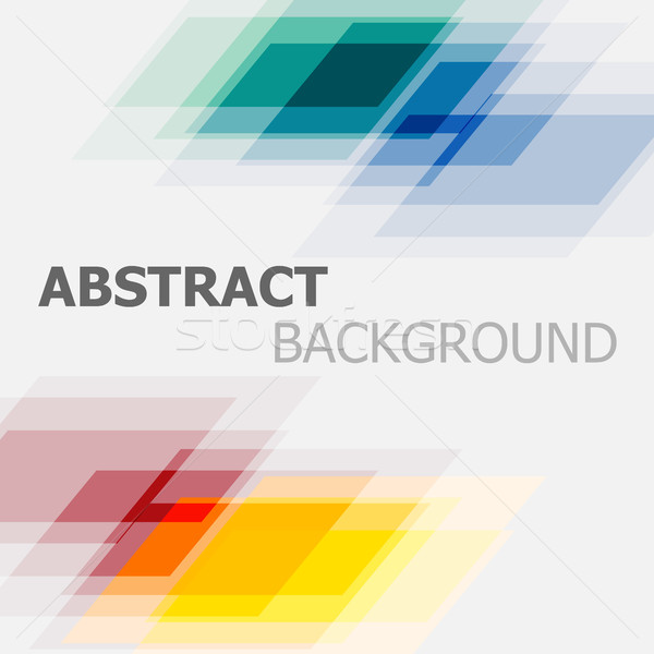 Abstract colourful geometric overlapping background Stock photo © punsayaporn