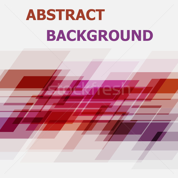 Abstract pink and orange geometric overlapping background Stock photo © punsayaporn