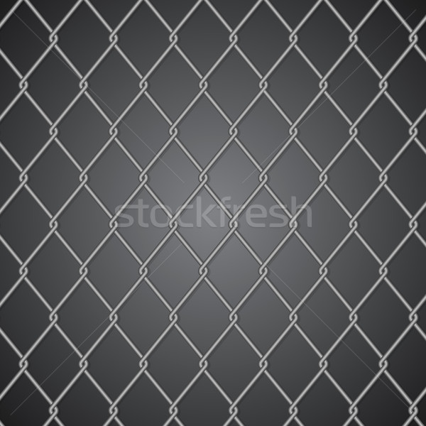 Metal fence on dark background Stock photo © punsayaporn