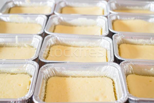Fresh bake cheese base cake Stock photo © punsayaporn