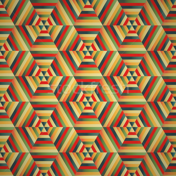 [[stock_photo]]: Hexagone · coloré · stock · vecteur · design