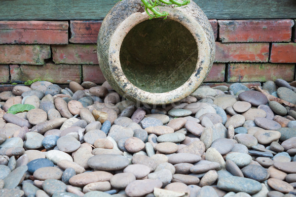 Garden earthen jar  Stock photo © punsayaporn