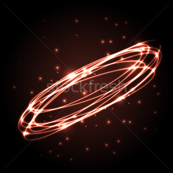 Absztrakt narancs plazma stock vektor divat Stock fotó © punsayaporn