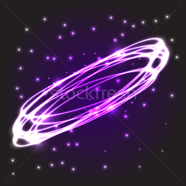 Absztrakt lila plazma stock vektor divat Stock fotó © punsayaporn