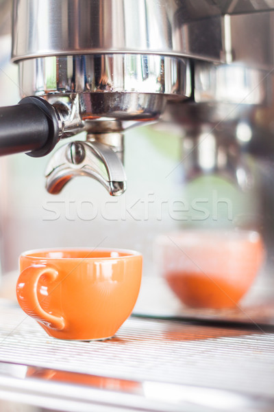 Single shot in coffee cup Stock photo © punsayaporn