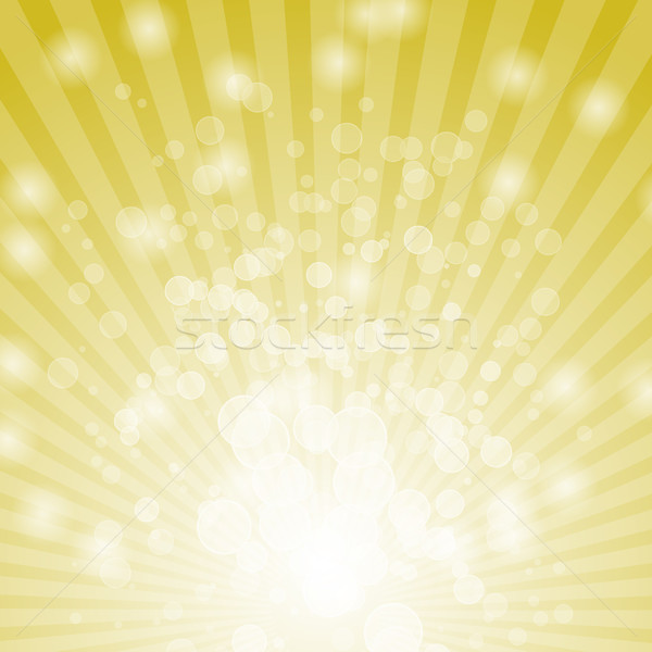 Abstract bokeh Geel voorraad vector licht Stockfoto © punsayaporn