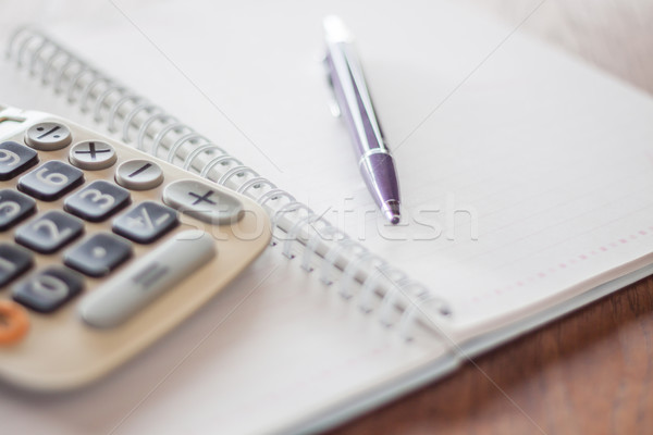 Foto d'archivio: Business · mutui · pen · notebook · stock · foto