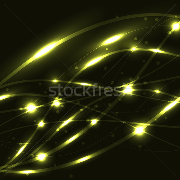 Abstract yellow light glowing background Stock photo © punsayaporn