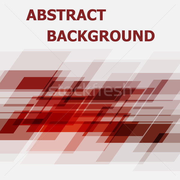Abstract red geometric overlapping design background Stock photo © punsayaporn