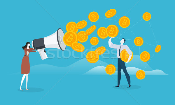 Bitcoin marketing Stock photo © PureSolution