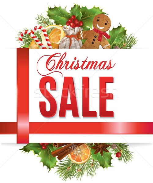 Christmas sale banner Stock photo © PurpleBird