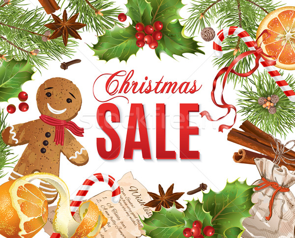 Christmas sale banner Stock photo © PurpleBird