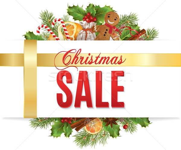 Christmas sale banner Stock photo © PurpleBird