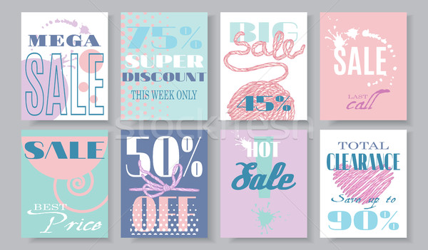 Sale banners set Stock photo © PurpleBird