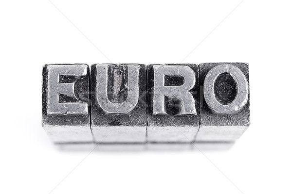 euro sign on white Stock photo © pxhidalgo