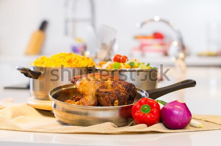 Stockfoto: Rijst · groenten · voedsel · asian · koken · kok