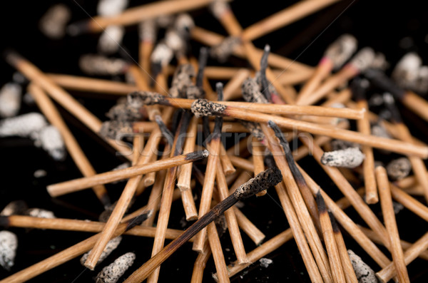 Group of burned matches Stock photo © pxhidalgo