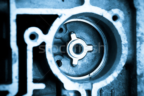 Close up shot of automotive engine components Stock photo © pxhidalgo
