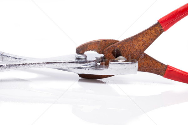 rusty pliers biting shiny ones Stock photo © pxhidalgo
