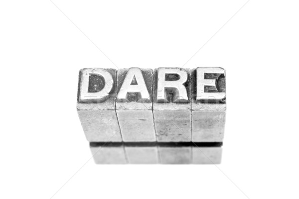 dare sign Stock photo © pxhidalgo