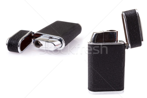 metal lighter on white background isolated Stock photo © pxhidalgo