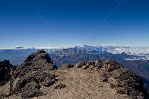 Andes mountains, Ecuador, aerial view Stock photo © pxhidalgo