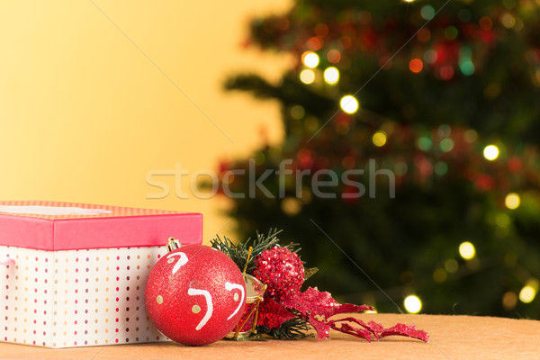 Closeup of Christmas-tree decorations Stock photo © pxhidalgo