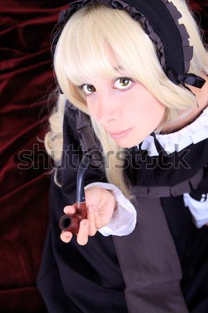 Beautiful cosplay young woman in a costume. Stock photo © pxhidalgo