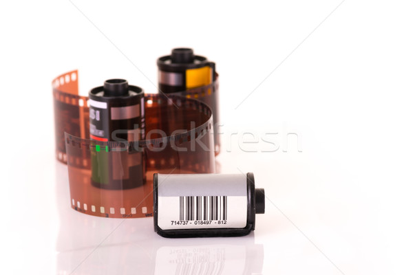 Izolált negatív film keret mozi hullám Stock fotó © pxhidalgo