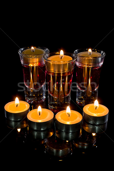 Burning candles Stock photo © pxhidalgo