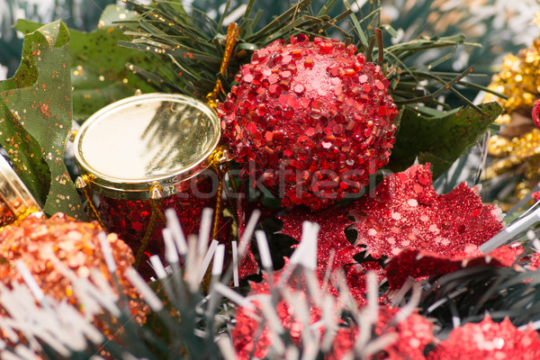 Closeup of Christmas-tree decorations Stock photo © pxhidalgo