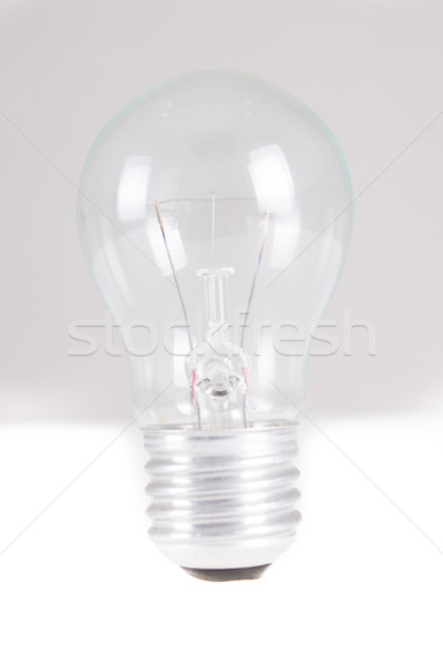 Clear light bulb with filament showing Stock photo © pxhidalgo