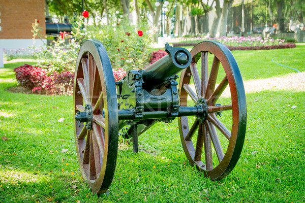 Powder Cannon from Chile-Peru war Stock photo © pxhidalgo