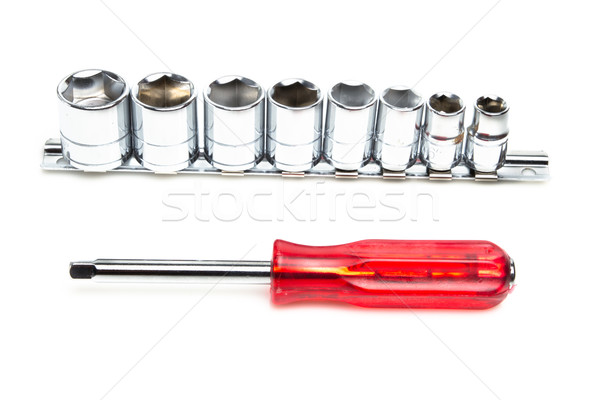 ratchet set with interchangeable heads Stock photo © pxhidalgo