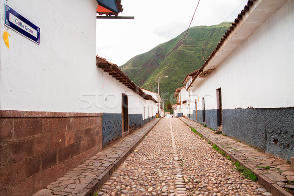 Perù strade ciottoli inca sacro valle Foto d'archivio © pxhidalgo