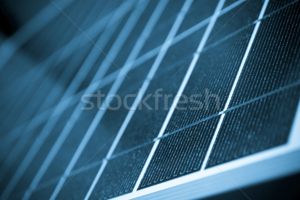 Solar panel close up color processed Stock photo © pxhidalgo