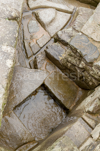 Irrigazione Machu Picchu design tecnologia pietra rocce Foto d'archivio © pxhidalgo