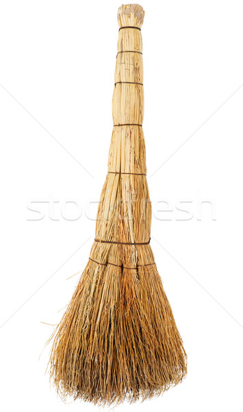 Broom on a white background Stock photo © pzaxe