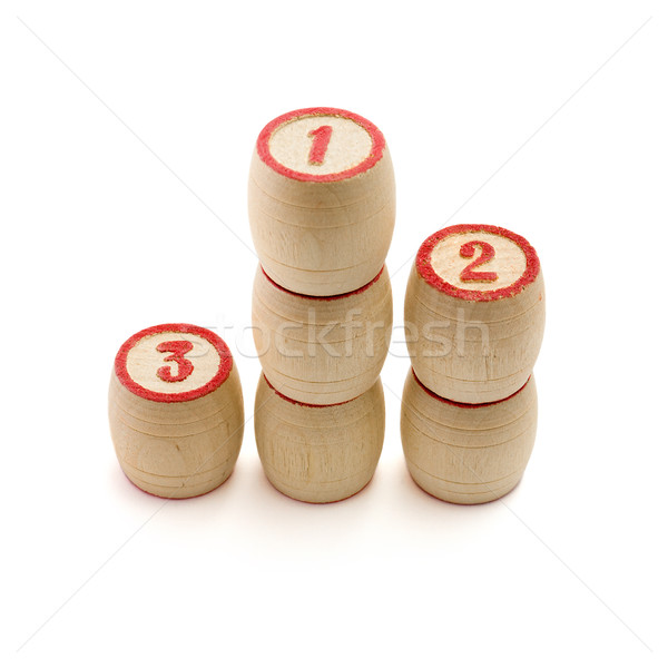 Stock photo: Lotto on a white