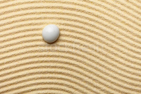 Abstract composition -  sandy wavy background and glass drop Stock photo © pzaxe