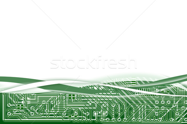 électronique vert clair résumé industrielle fond vert [[stock_photo]] © pzaxe