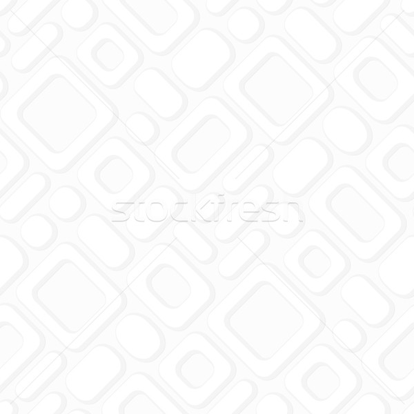 Stock photo: Simple seamless geometric vector pattern - white frames abstract