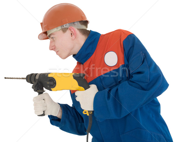 Builder and perforator Stock photo © pzaxe