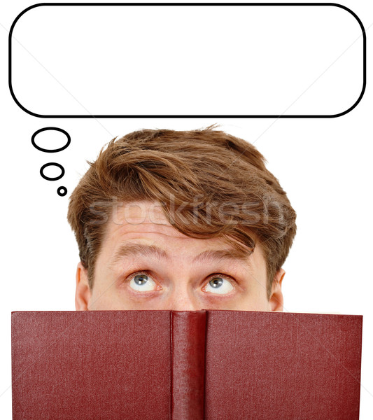Reading literature reinforces thinking human activity Stock photo © pzaxe