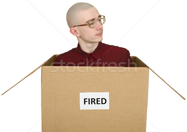 Fired man Stock photo © pzaxe