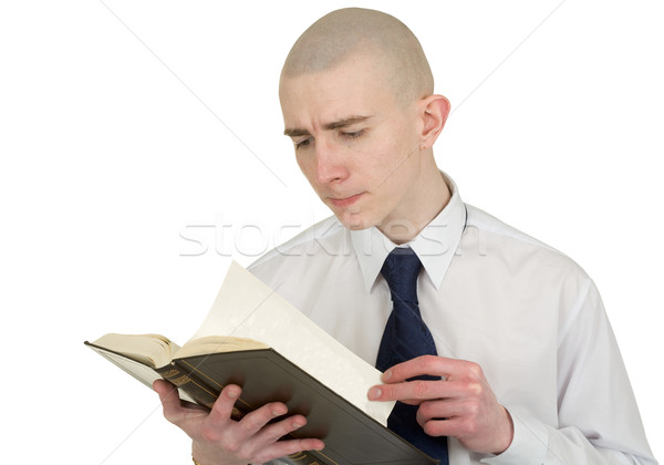 Person with the book in hands Stock photo © pzaxe