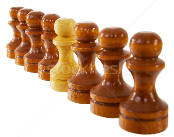 Zwarte een donkere witte houten klassiek Stockfoto © pzaxe