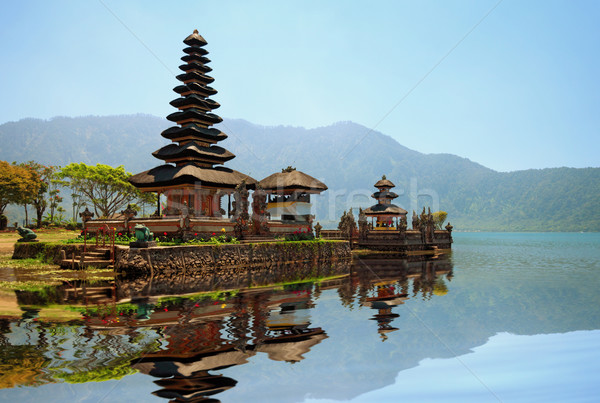 Pura Ulun Danu Bratan hindu temple Stock photo © pzaxe