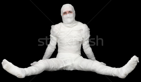 Mısır siyah oturma tıbbi vücut ölüm Stok fotoğraf © pzaxe