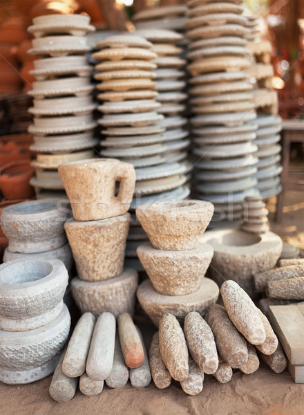 Pierre vente ouvrir marché [[stock_photo]] © pzaxe